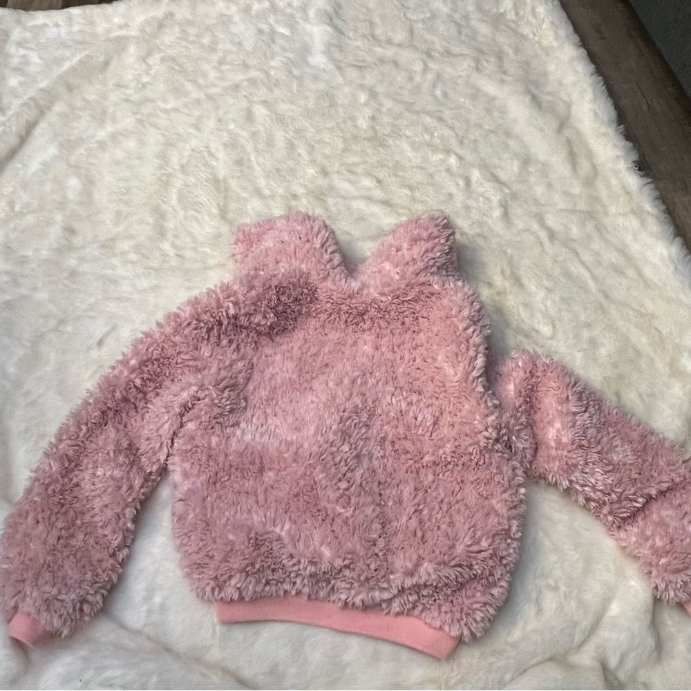 Majorelle faux fur jacket light pink - Picture 4 of 10